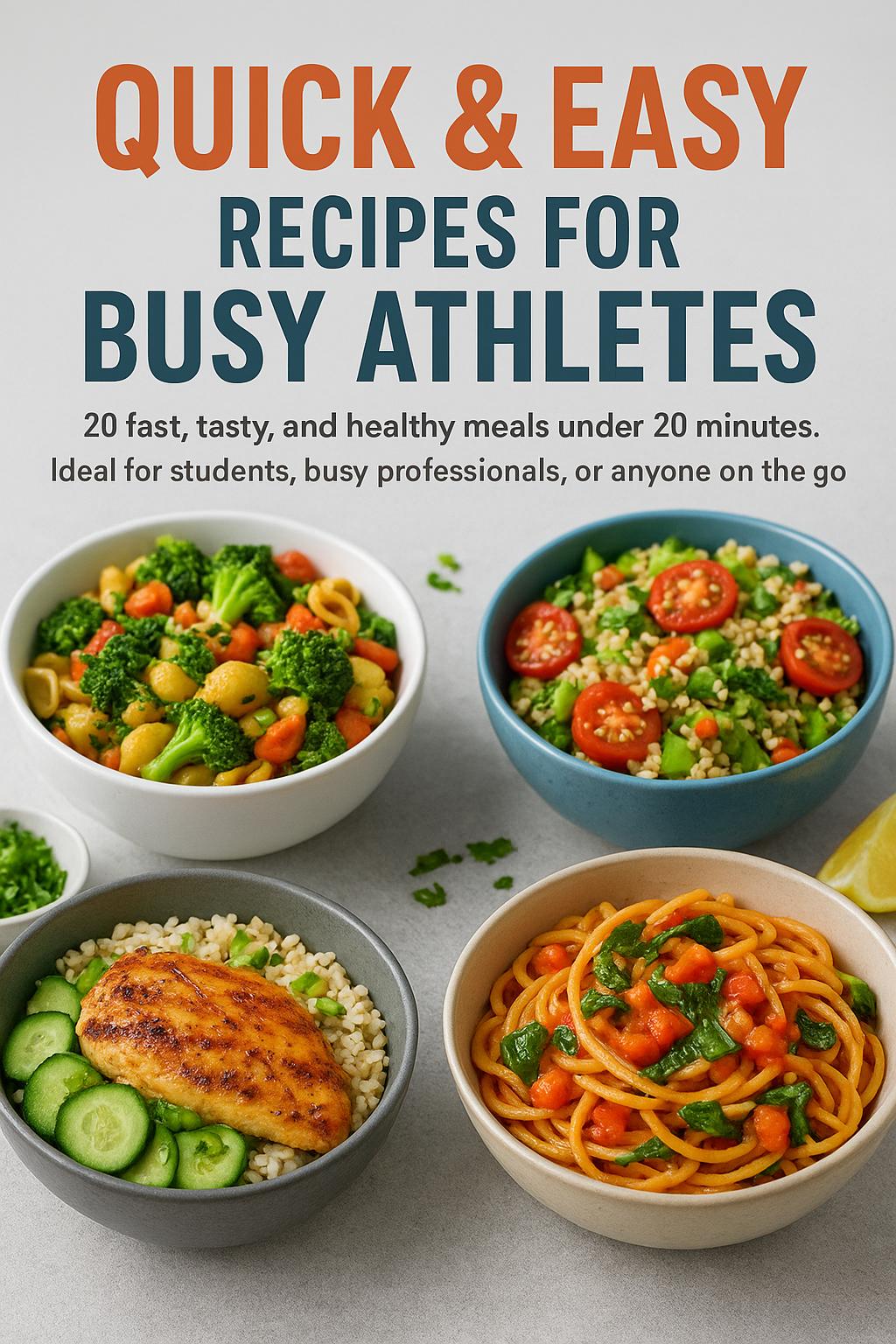 Quick easy recipes for busy athletes
